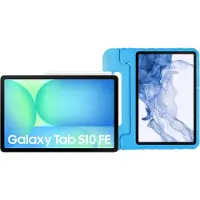 Samsung Galaxy Tab S10 FE 10,9 inch 256GB Wifi Grijs + Just in Case Kids Cover Blauw