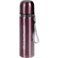 Concorde Thermosfles Metallic - RVS - isoleerfles - roze - 500 ml - Thermoflessen - met draaglus