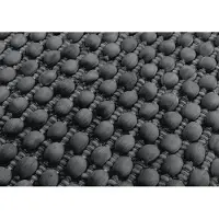 Zohome Badmat Mauro - Classic Anthracite - Badkamermat - Bidetmat - Badmat Antislip - 40% Katoen 60% Polyester - 60x100 cm