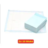 Romed Incontinentie onderlegger met kleefband | 60x90 cm | 2 x 10 stuks | Voordeelverpakking!