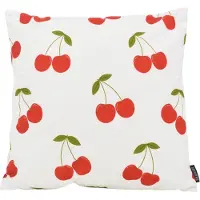 Gek op kussens! Red cherry | 45 x 45 cm | kussenhoes | katoen/polyester
