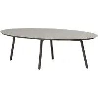 4SO Salute low dining tafel ovaal 220x105xH69 cm keramiek terre