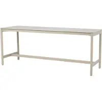 4SO Soho high dining tuintafel 220x75xH95 cm keramiek latte