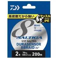 Daiwa Saltiga 8x 300 M Braided Line Transparant 0.520 mm