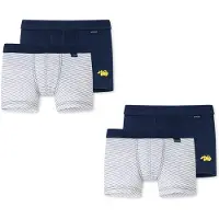 Schiesser Onderbroek blauw / geel / offwhite