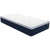 Vente-unique Set 90 x 190 cm bedbodem met opbergruimte, licht naturel + matras met pocketveren met ingebouwd dekmatras van 24 cm dik - ALTIER van YSMÉE