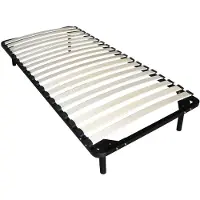 Vente-unique Set 90 x 200 cm lattenbodem + matras van schuim van 15 cm dik - DANAE II van YSMÉE