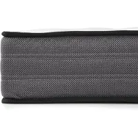 Vente-unique Set 180 x 200 cm bedbodem met opbergruimte, wit + matras met pocketveren van 20 cm dik - AMBRACIE van YSMÉE