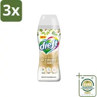 Dreft 3 x - Ultimate Care - Wasverzachter - Geurbooster - Gekleurde Was - Witte Bloem - 15 Wasbeurten - Grootverpakking - Wasmiddel - Geurbooster - Kleurbescherming - Wasverzachter - Vezelverzorging