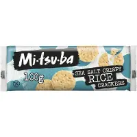Mitsuba - Sea Salt Crispy Rice Crackers – Crackers – Box of 12 x 100 gram