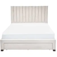 Vente-unique Bedframe stof beige 160 x 200 cm LIAKO