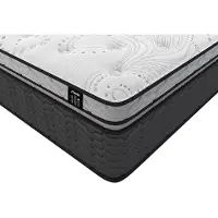 Vente-unique Set 180 x 200 cm bedbodem met opbergruimte wit + hybride matras met pocketveren en ingebouwde tophybride matras dikte 30 cm - GAMIANI van YSMÉE