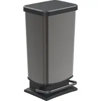 Rotho Paso pedaalemmer - prullenbak 40L - BPA vrij - grafiet