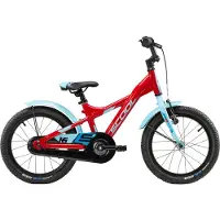 Scool | Xxlite 16 Inch | 1 Speed Terugtrap Rem, Rood/blauw