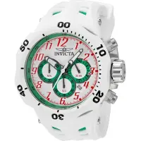 Invicta Venom - Hydra 48239 Heren Horloge - Quartz Uurwerk - Roestvrij Staal met witte Wijzerplaat - 52mm