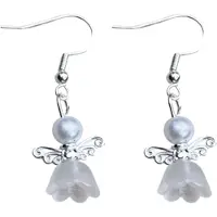 Charme Bijoux Zilveren -kerst- engel- oorbellen -