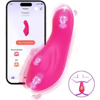 Power Escorts Vivi App Gestuurde Panty Vibrator – Rood – br333 red