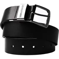 Lambretta Met leer gevoerde riem (Zwart)