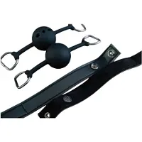 Sei mio - mondknevel set - 2-delig - zwart