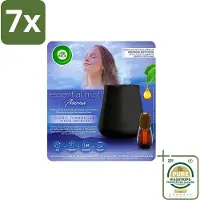 Air Wick 7 x Essential Mist - Automatische Luchtverfrisser Kit - Innerlijke Rust - Eucalyptus & Lavendel - Grootverpakking - Luchtverfrisser - Aromatherapie - Eucalyptus - Lavendel - Nevel