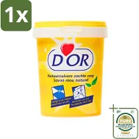 D'Or 1 x - Natuurzuivere Zachte Zeep - Vast Zeepmiddel - Voor Vloeren en Was - 1 kg- Natuurlijke Zeep - Reiniging - Vlekverwijdering - Vloer Reinigen - Wasgoed Reinigen