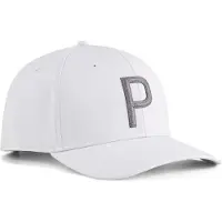 Puma Sportpet 'Heritage P' zilvergrijs / wit