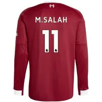 Adidas Liverpool M. Salah 11 Thuisshirt Lange Mouwen 2025-2026
