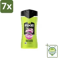 Axe 7 x - 3-in-1 Douchegel - Epic Fresh - Grapefruit & Tropical Pineapple - Fresh Boost - 250 ml - Grootverpakking - Douchegel - 3-in-1 - - Epic Fresh - Grapefruit