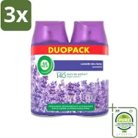 Air Wick 3 x Freshmatic - Luchtverfrisser Navulling - Pure Fresh Lavendel - Bundel - 2x250ml - Grootverpakking - Luchtverfrisser - Lavendelgeur - Freshmatic - Geurverspreider - Geurnavulling