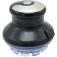 LONGZIMING -Draadloze ronde tondeuse – Ronde Draadloze Haartrimmer – Elektrische Hoofdtrimmer met USB-C Opladen – Digitaal Display – Veilig en Pijnloos Trimmen – elektrische tondeuse