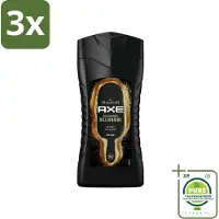 Axe 3 x X Magnum - Douchegel - Gold Caramel Billionaire - 250 ml - Grootverpakking - Douchegel - - Gold Caramel Billionaire - Mannen - Geur