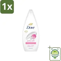 Dove 1 x Petal Soft - Douchegel - Sulfaatvrij - 250 ml - - Douchegel - Zachte Reiniging - Hydraterend - Sulfaatvrij
