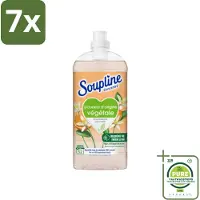 Soupline 7 x - Wasverzachter - Oranjebloesem - 52 Wasbeurten - 1.3L - Grootverpakking - Wasverzachter - Plantaardige Wasverzachter - Wasverzachter Oranjebloesem - Zachte Was - Wasverzachter Biologisch