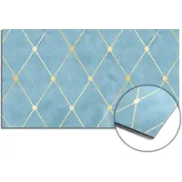 KitchenArt - Azure Line Grid Spatscherm - 90x45 cm - Spatscherm Achterwand Keuken - Spatwand Keuken
