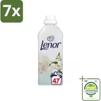Lenor 7 x - Wasverzachter - Citroenbloesem & Zeekristal - 47 Wasbeurten - Grootverpakking - Wasverzachter - - Citroenbloesem - Zeekristal - Frisse Geur