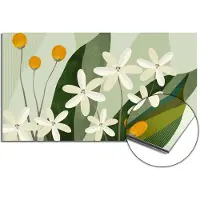KitchenArt - Ivory Spheres Spatscherm - 120x80 cm - Spatscherm Achterwand Keuken - Spatwand Keuken