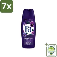 Fa 7 x - Luxurious Moments - Douchecrème - Roze Viooltjes - 250 ml - Grootverpakking - Douchecrème - Roze Viooltjes - Luxe Douche - Huidverzorging - Verfrissende Douche