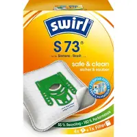 Swirl 1 x – Stofzuigerzakken – S73 – 4 zakken - Koffiezetapparaat