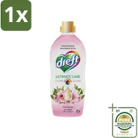 Dreft 1 x - Ultimate Care - Wasverzachter - Roze Bloem - Anti-Veroudering - 40 Wasbeurten- Wasverzachter - Anti-aging - Kleurbescherming - Wasgoed Verzorging - Roze Bloem Geur