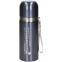 Concorde Thermosfles Leisure - RVS - isoleerfles - blauw - 350 ml - Thermoflessen - met draaglus