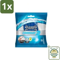 Wilkinson Sword 1 x - Wegwerpscheermesjes - 5 Scheermesje- Scheermesje - Wegwerpscheermesje - Scheerbeurt - Scheermes - Aloë Vera
