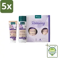Kneipp 5 x – Relaxing Moments – Geschenkset – Lavendel – Douchegel & Bodylotion - Grootverpakking - Ontspanning - Lavendel - Douchegel - Bodylotion - Cadeau