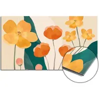 KitchenArt - Sunny Field Spatscherm - 70x50 cm - Spatscherm Achterwand Keuken - Spatwand Keuken