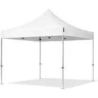 TOOLPORT 3x3 m Easy up partytent, PROFESSIONAL alu 40mm, wit