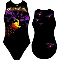 Turbo Vamp Polo Swimsuit Zwart 2XL Vrouw