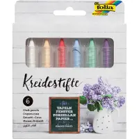 Folia 370609 krijtpennen 6 stuks