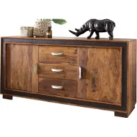 Wohnling Dressoir KARAN sheeshamhout 160x80x44 cm