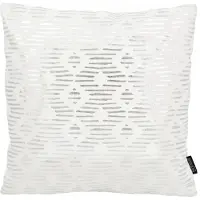 Gek op kussens! Java silver / white | 45 x 45 cm | kussenhoes | katoen