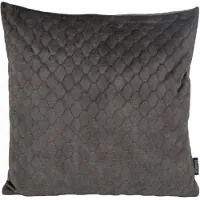 Gek op kussens! Nera velvet darkgrey | 45 x 45 cm | kussenhoes | polyester