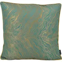 NOVÉE Zinzi gold / green | 45 x 45 cm | kussenhoes | jacquard / polyester
